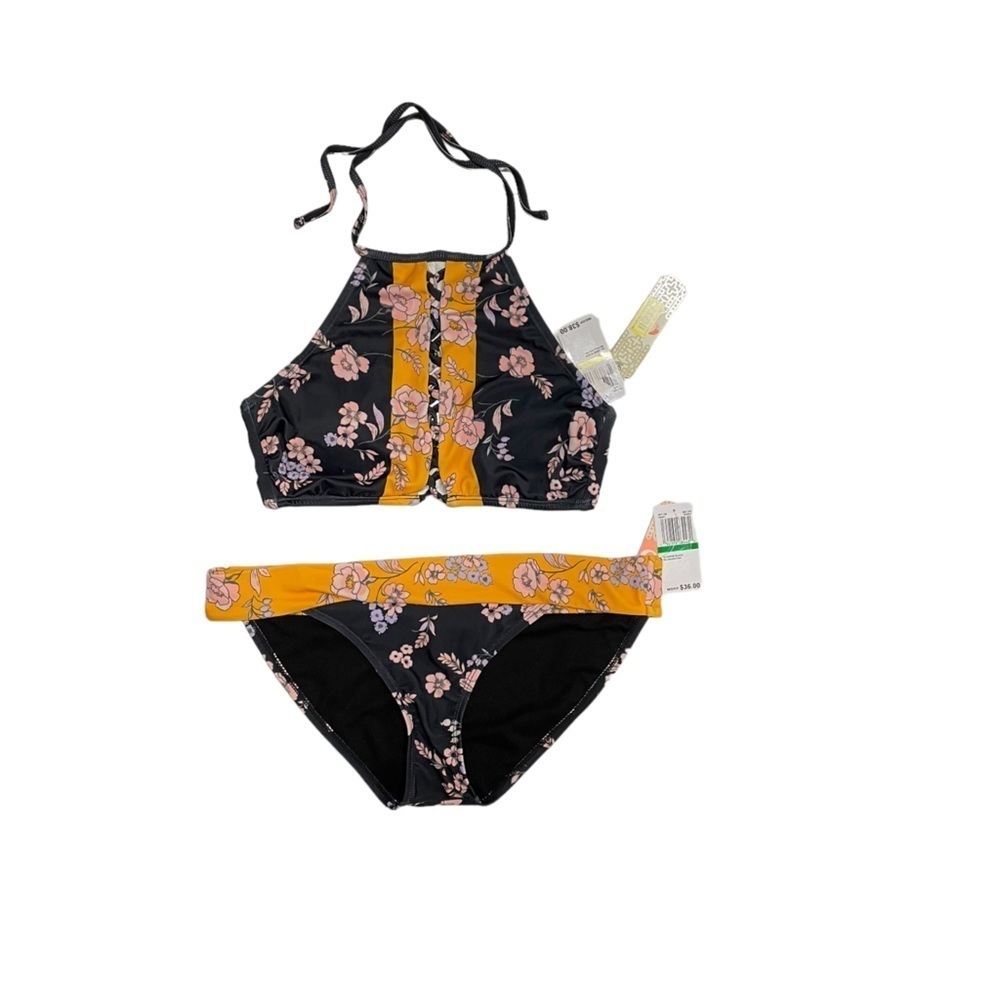 Gianni Bini bikini set Floral M Top L Bottom NWT